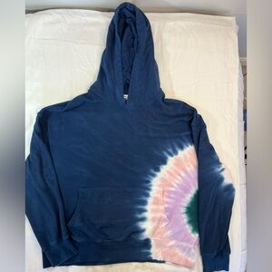 Wild Fox Navy Blue Hadley French Terry Tie Dye Hoodie Women’s Large